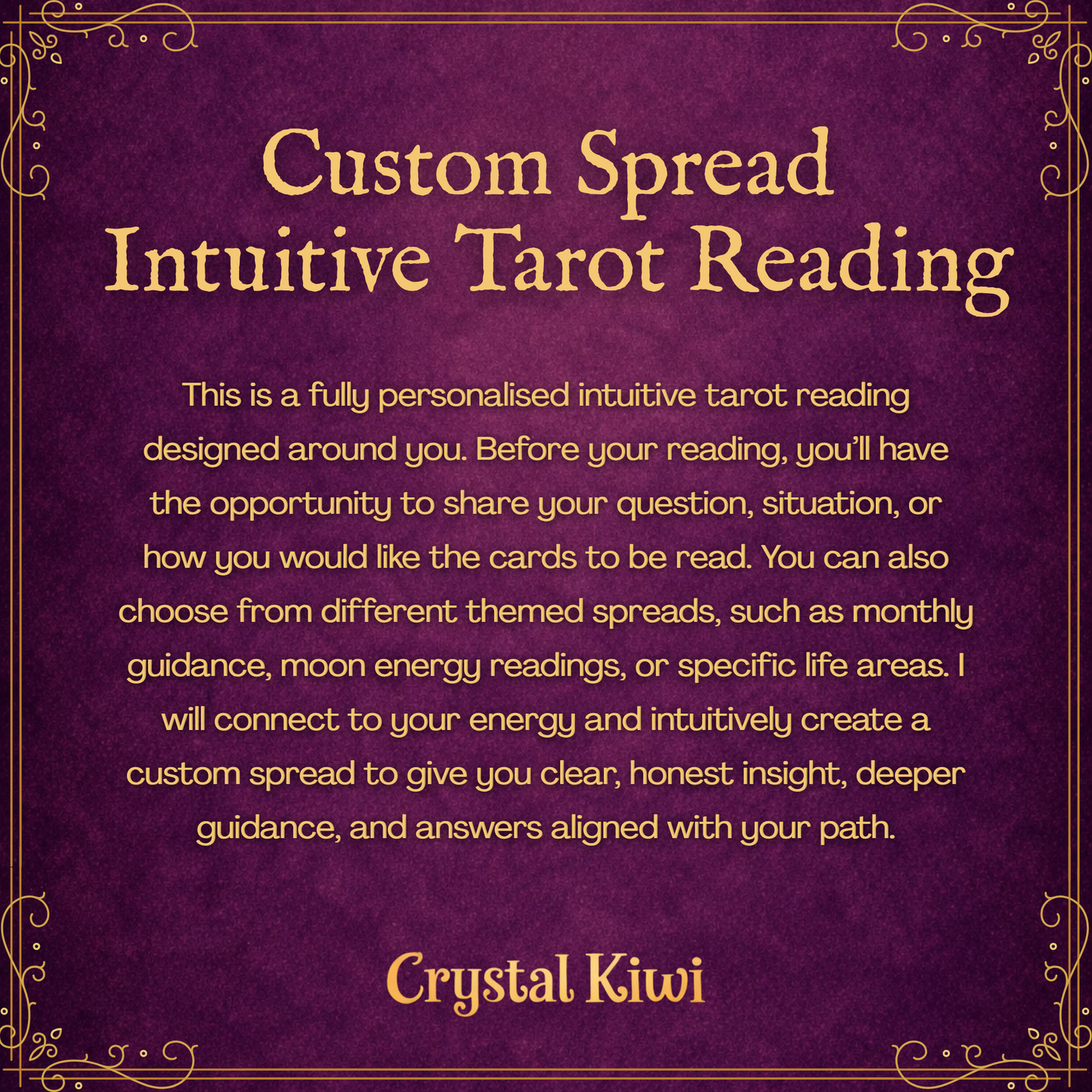 Custom Spread Reading